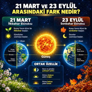 21 Mart ve 23 Eylül Arasındaki Fark Nedir